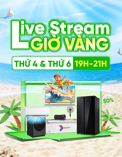 Giờ vàng livestream săn sale giá rẻ 