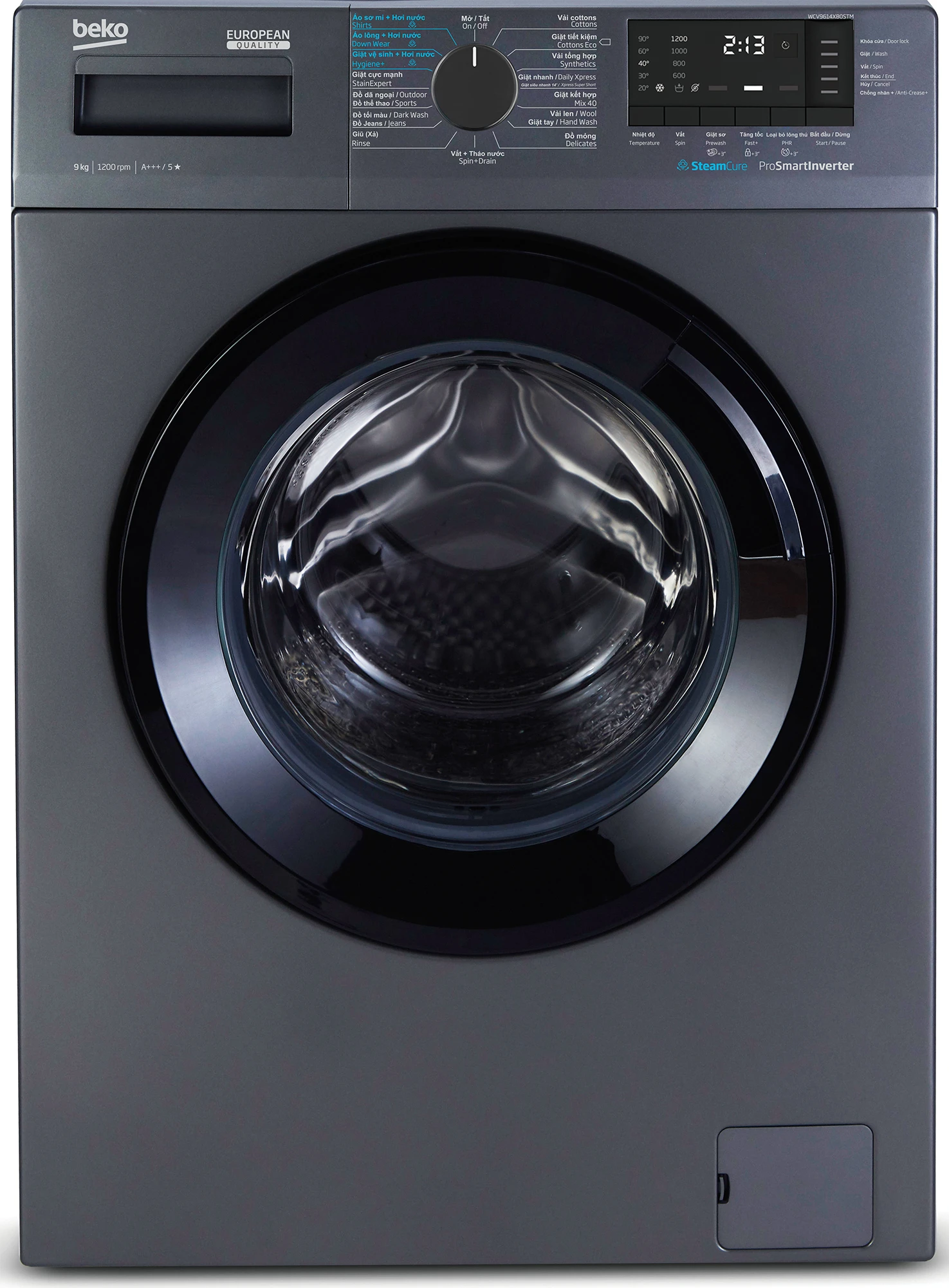 Máy giặt Beko Inverter 8 kg WCV8614XB0STS