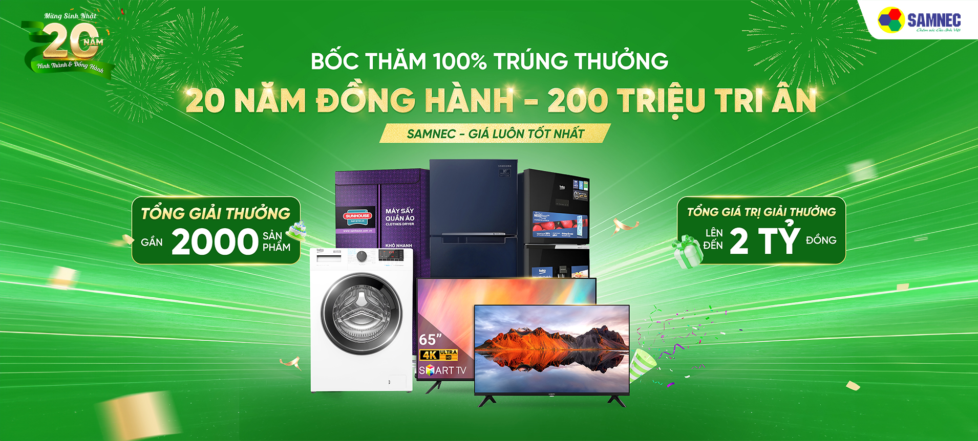 Bốc thăm 100% Trúng Quà