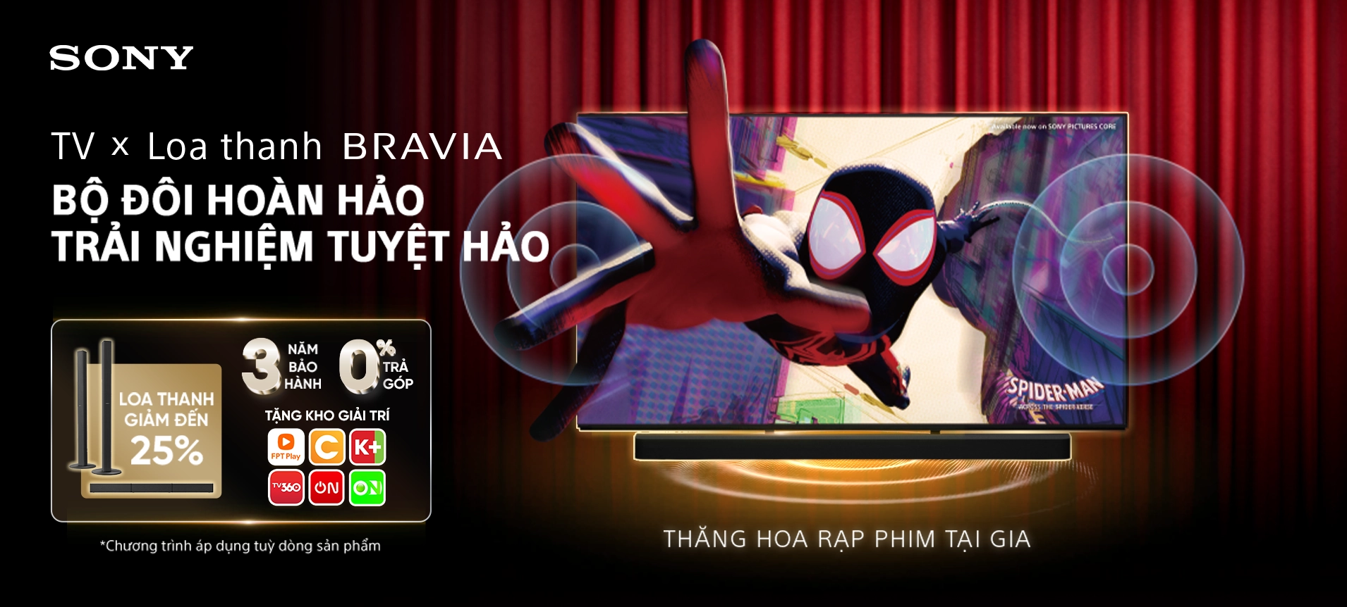 TV & Loa Thanh Tuyệt Hảo BRAVIA