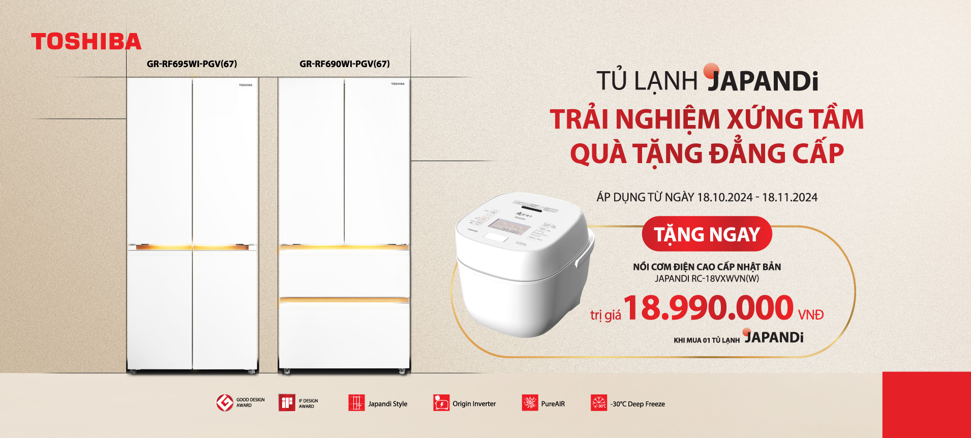 Sắm tủ Japandi - Quà tặng lên tới 18tr !!