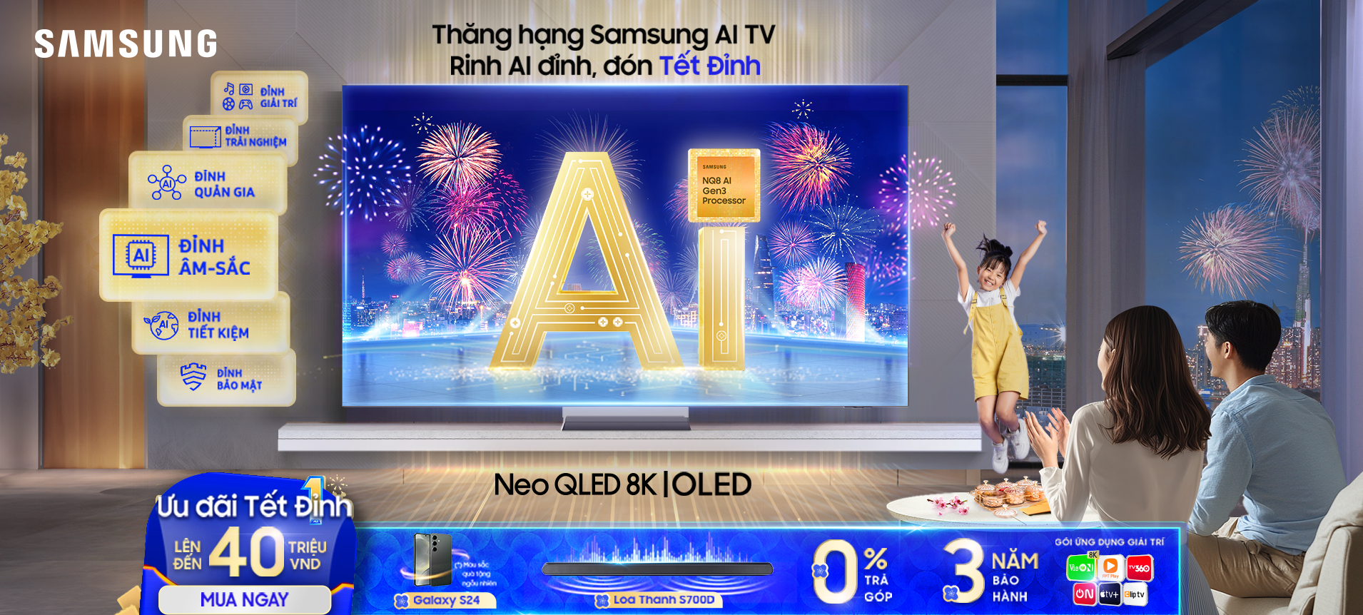 NEO QLED 8K Đón Tết Rực Rỡ