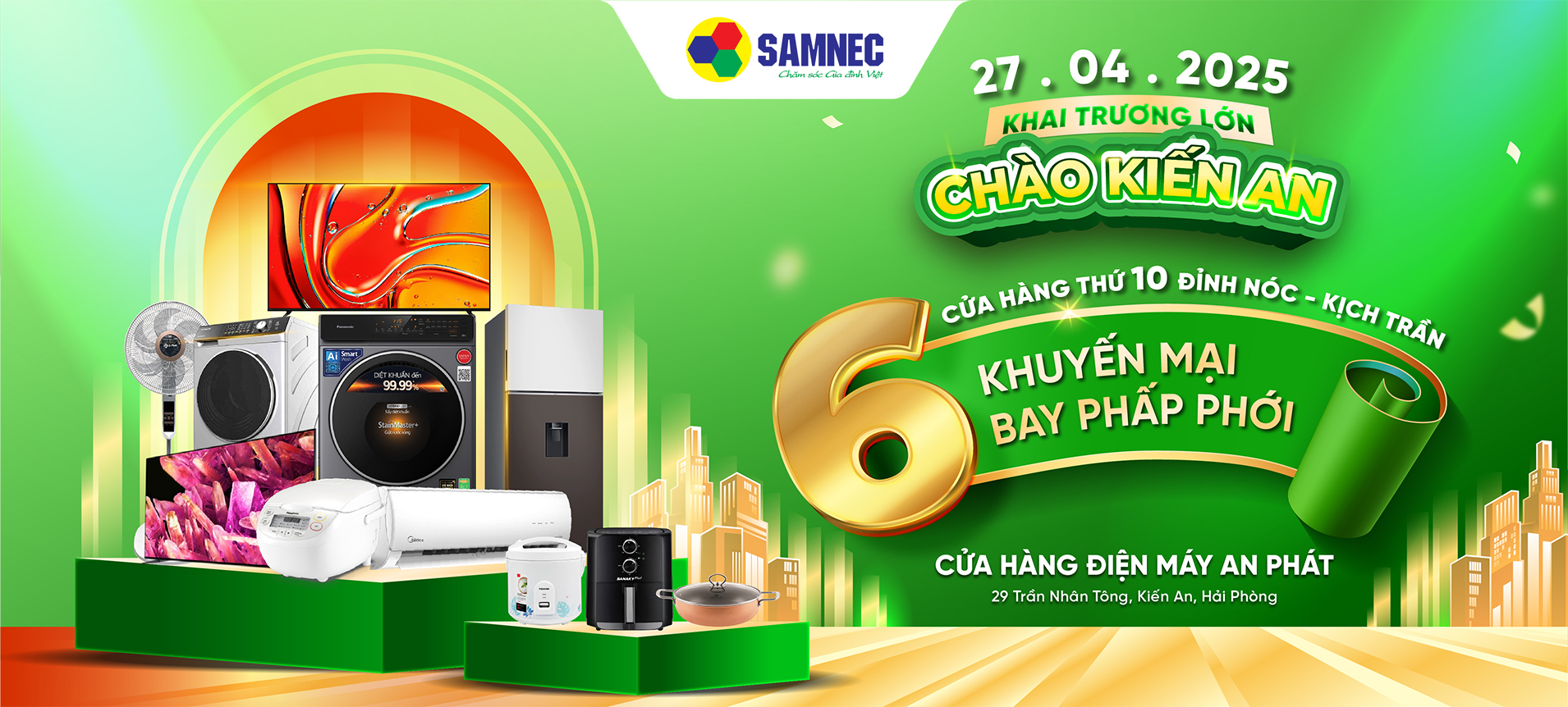 Khai trương CH Kién An 