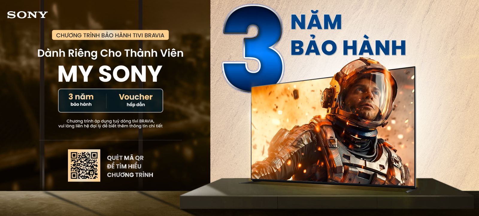 CHƯƠNG TRÌNH BẢO HÀNH TIVI BRAVIA