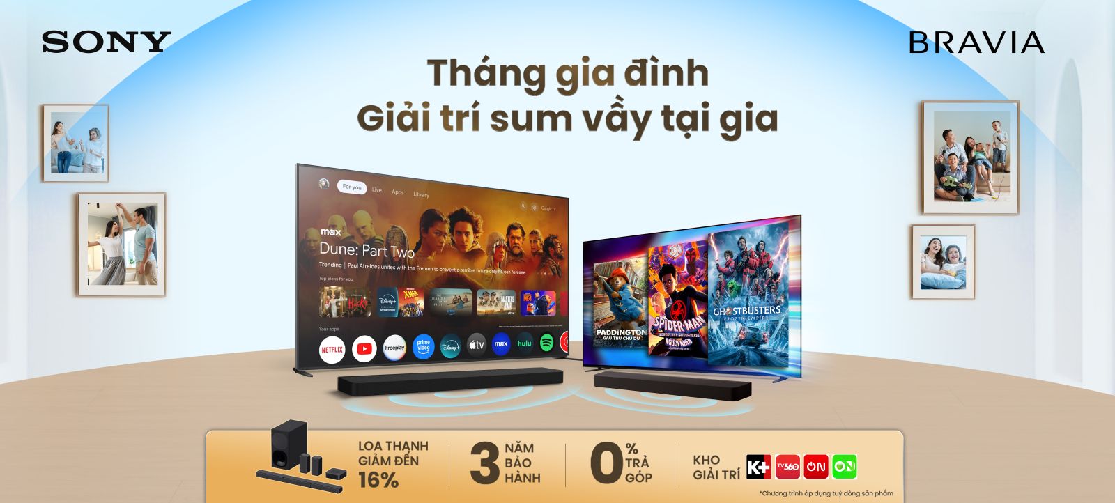 Tháng gia đình Giải trí sum vầy tại gia