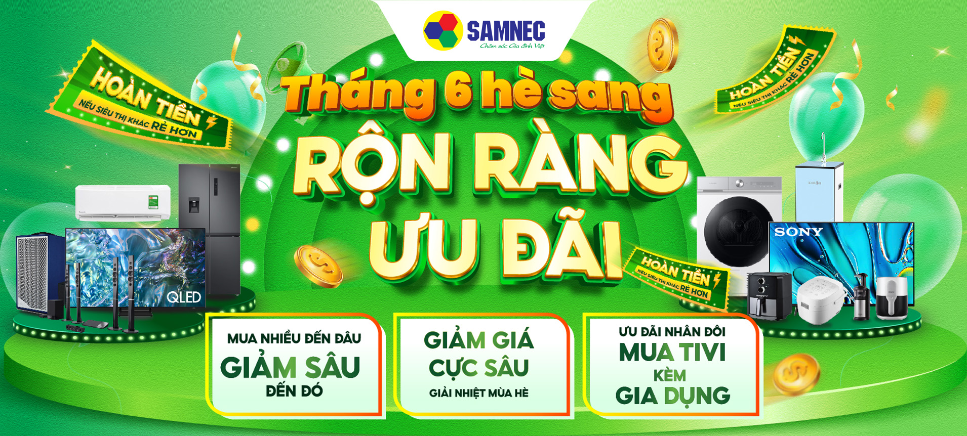 Tháng 6 hè sang rộn ràng ưu đãi 