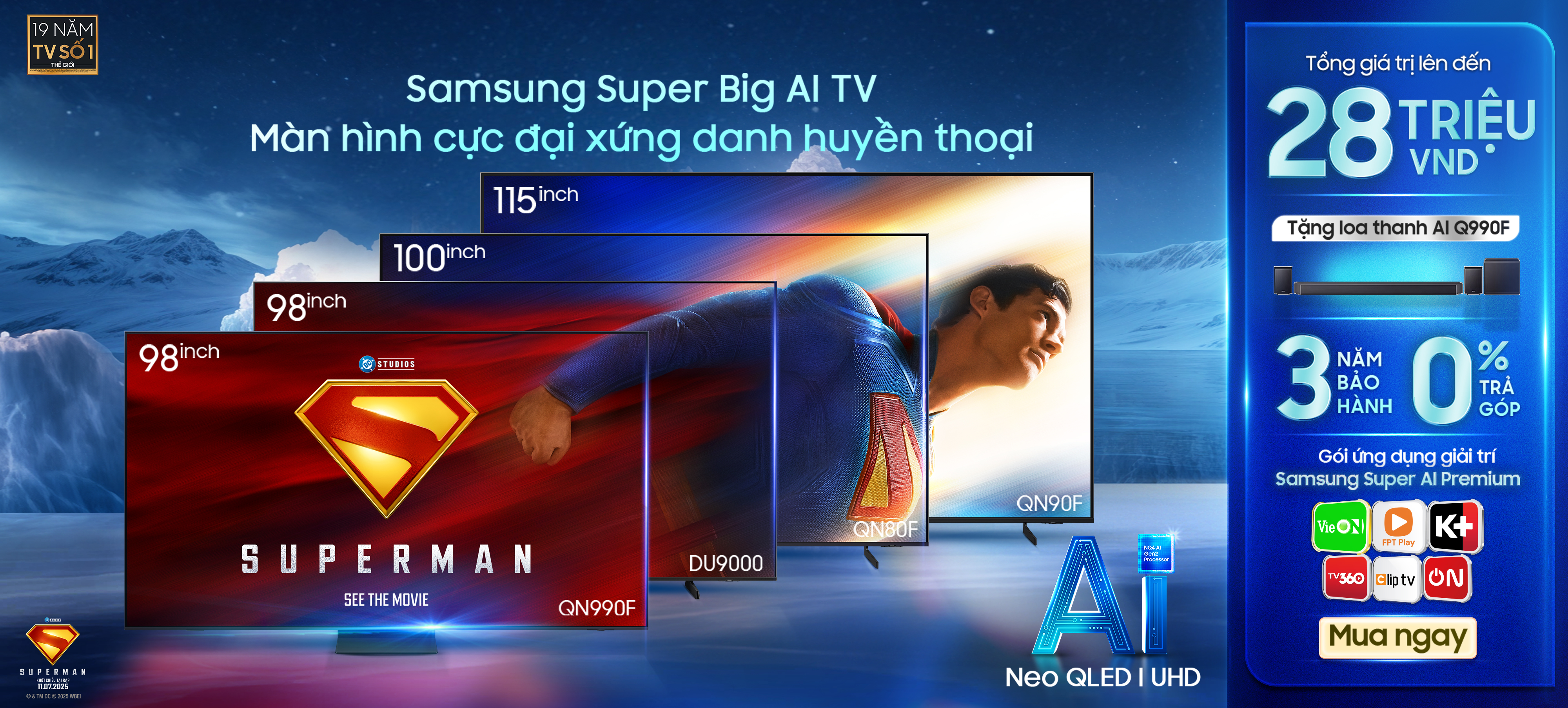 Samsung Super Big Al TV 