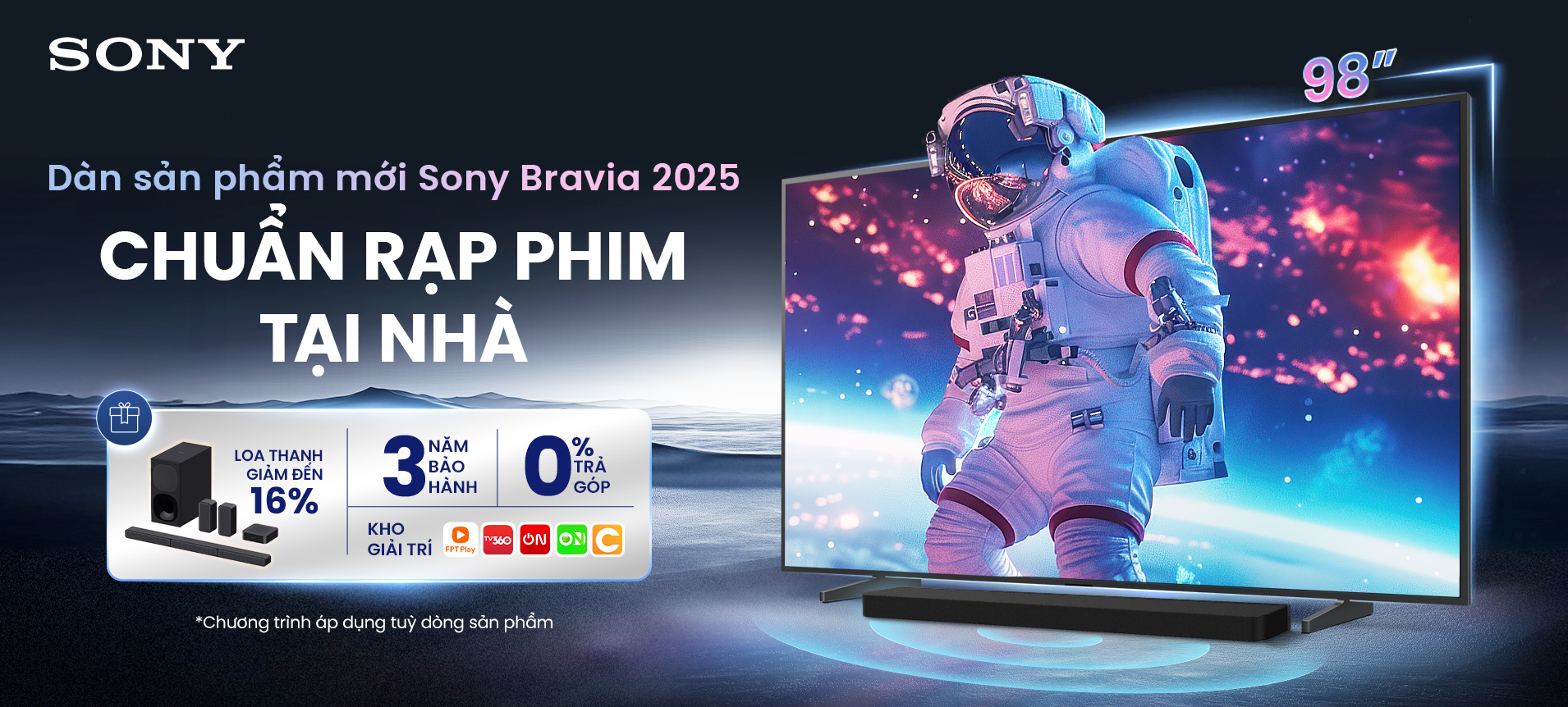 Sản phẩm mới Sony Bravia 2025