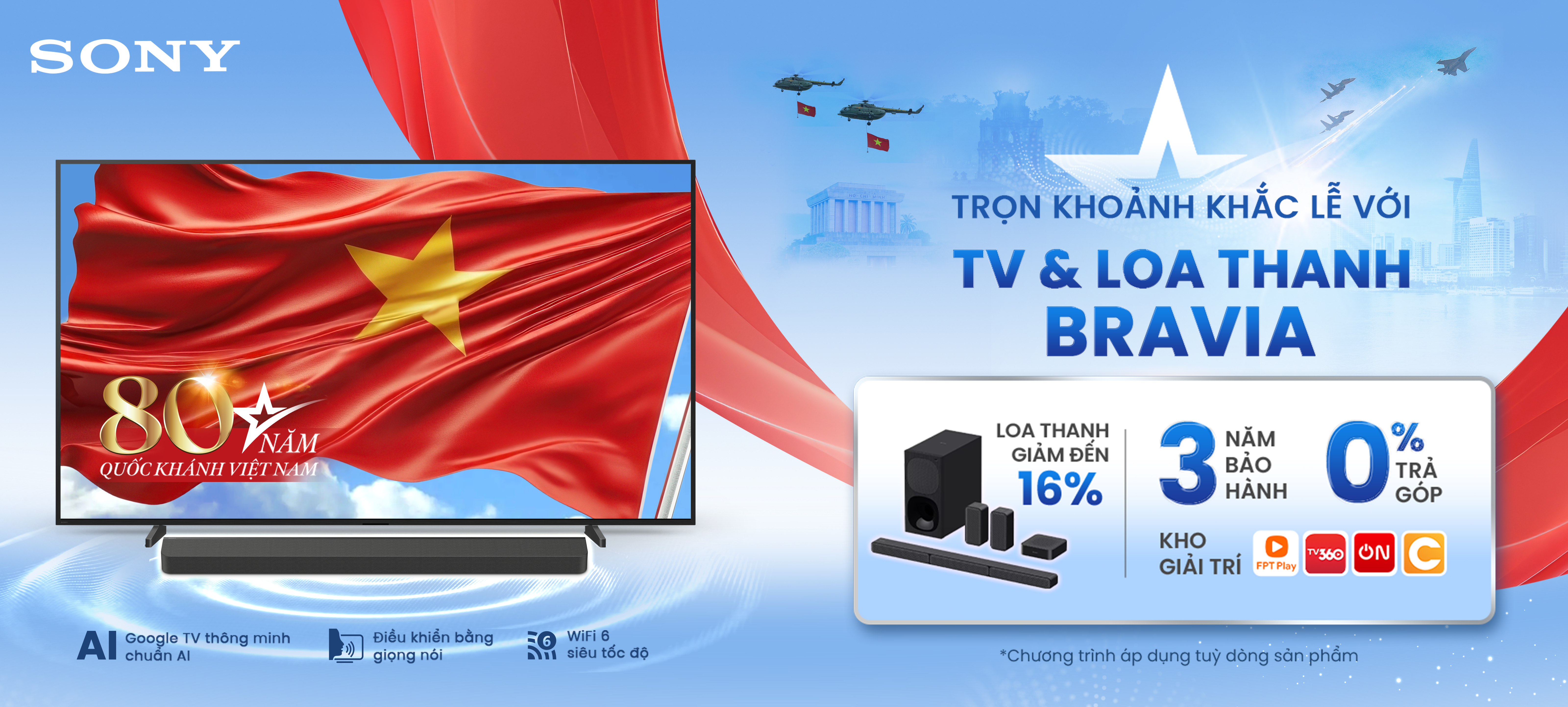 TV & LOA THANH BRAVIA