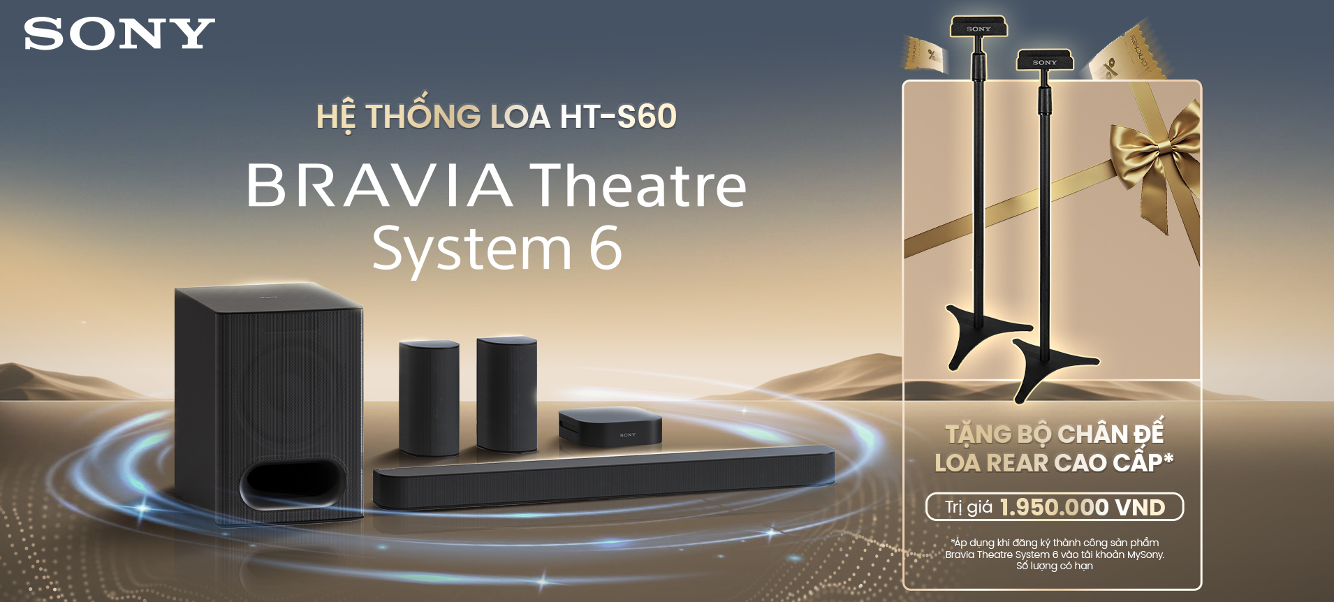 Sắm Loa Sony - Tặng bộ chân Loa Rear cao cấp