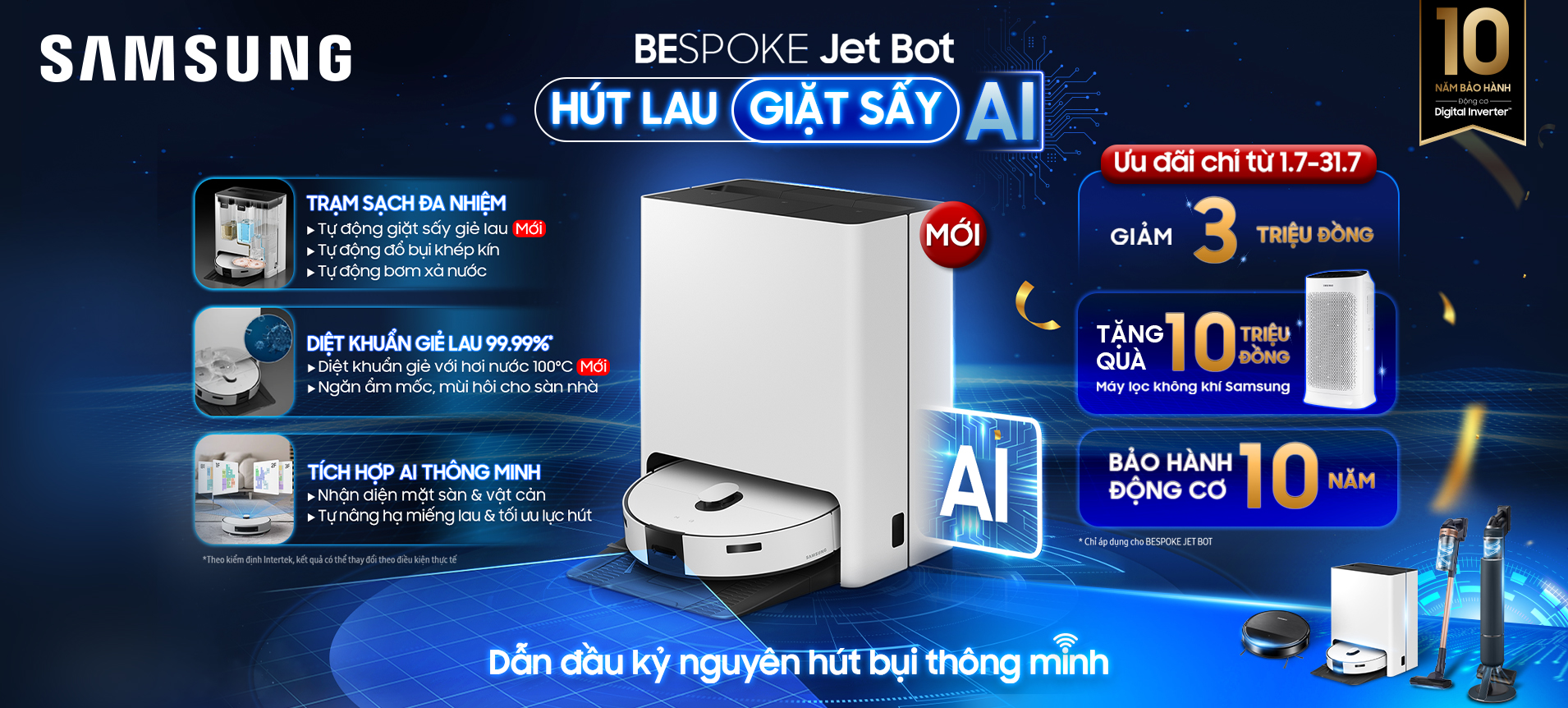Robot hút bụi Samsung 