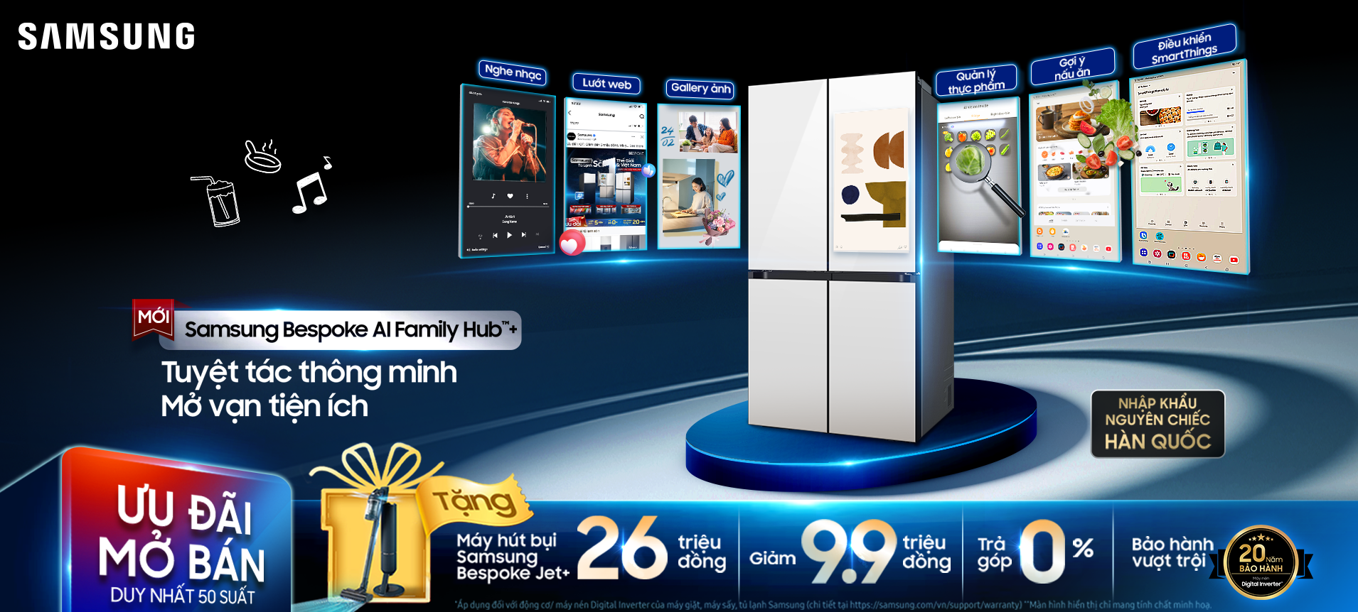 Samsung bespoke AI Family Hub - New 2025 