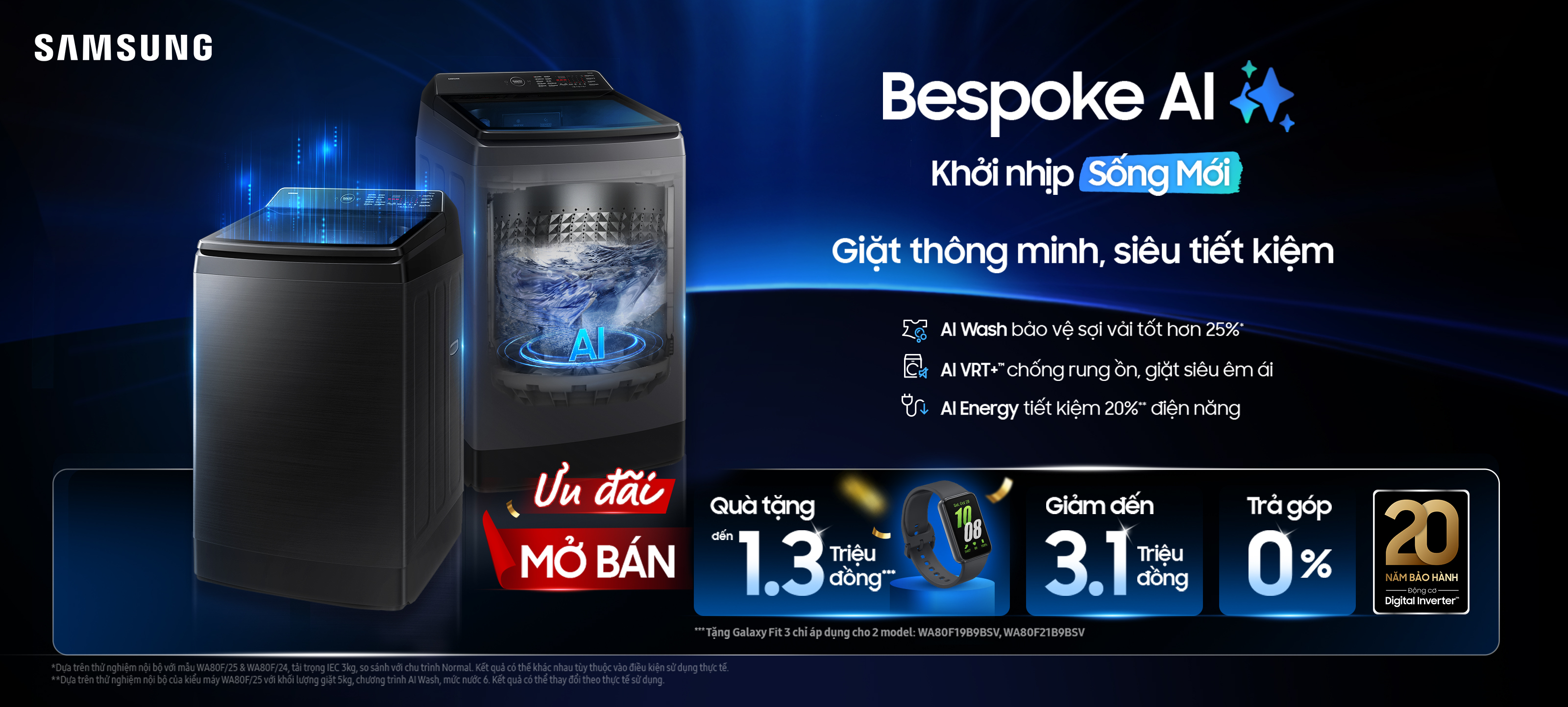 Bespoke AI - Giặt thông minh, siêu tiết kiệm