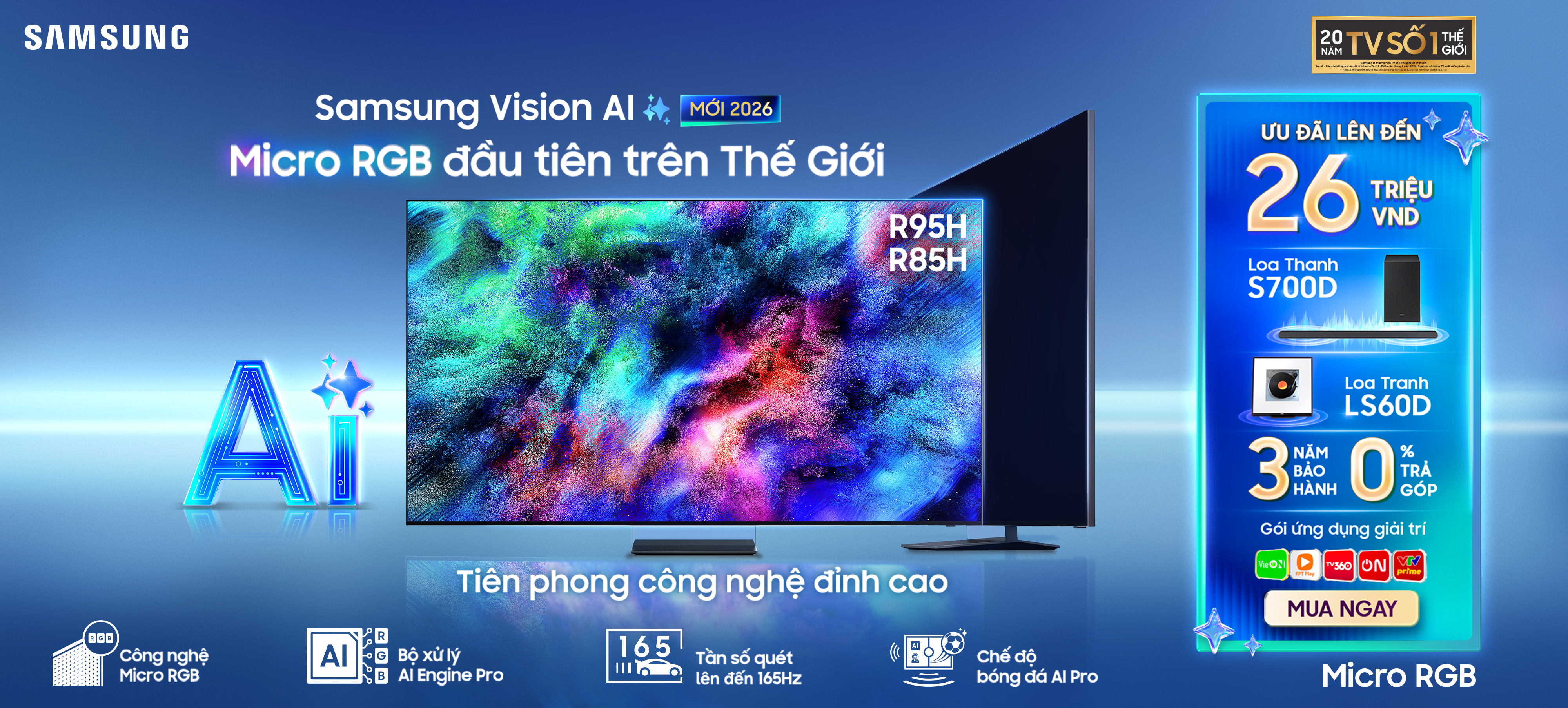 Samsung 2026 - Micro RGB Mới