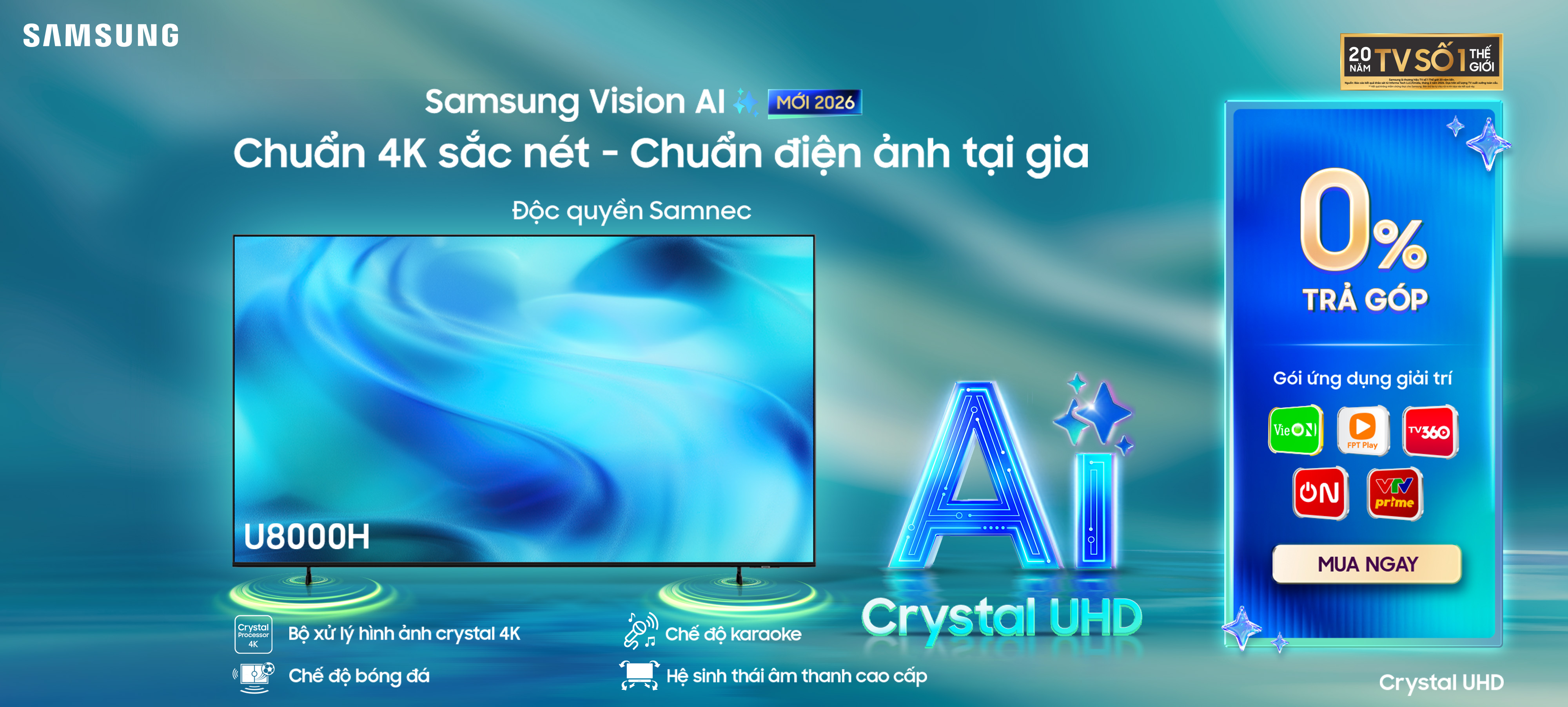 Samsung Vision AI 2026 - Chuẩn điện ảnh