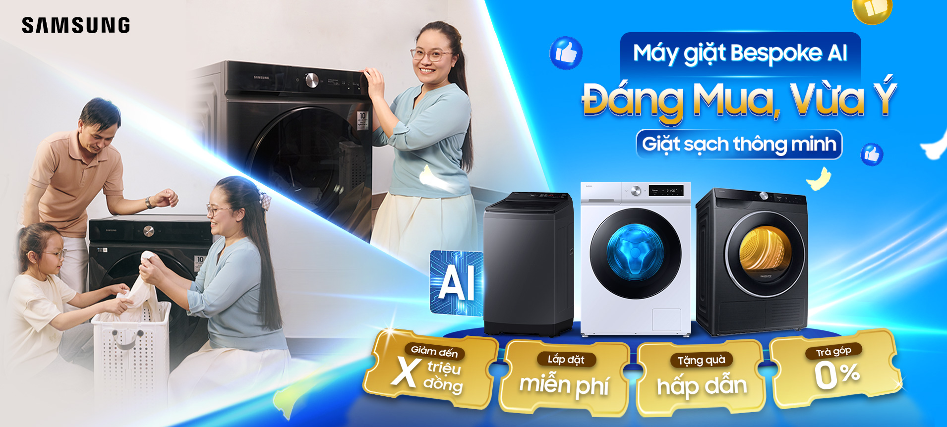 Máy Giặt Samsung Bespoke AI 2026