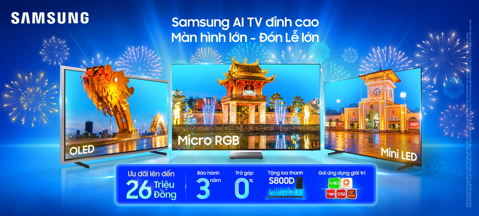 Samsung AI TV - Màn hình siêu lớn