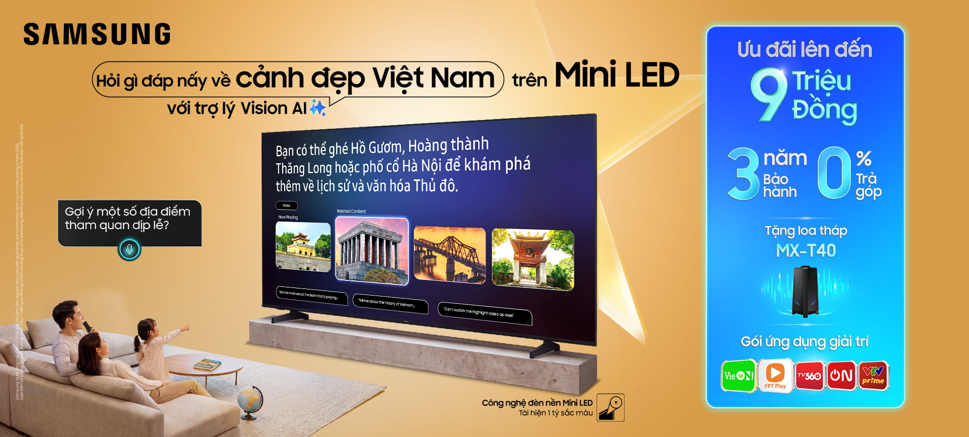Trợ lý Samsung Vision AI thông minh 
