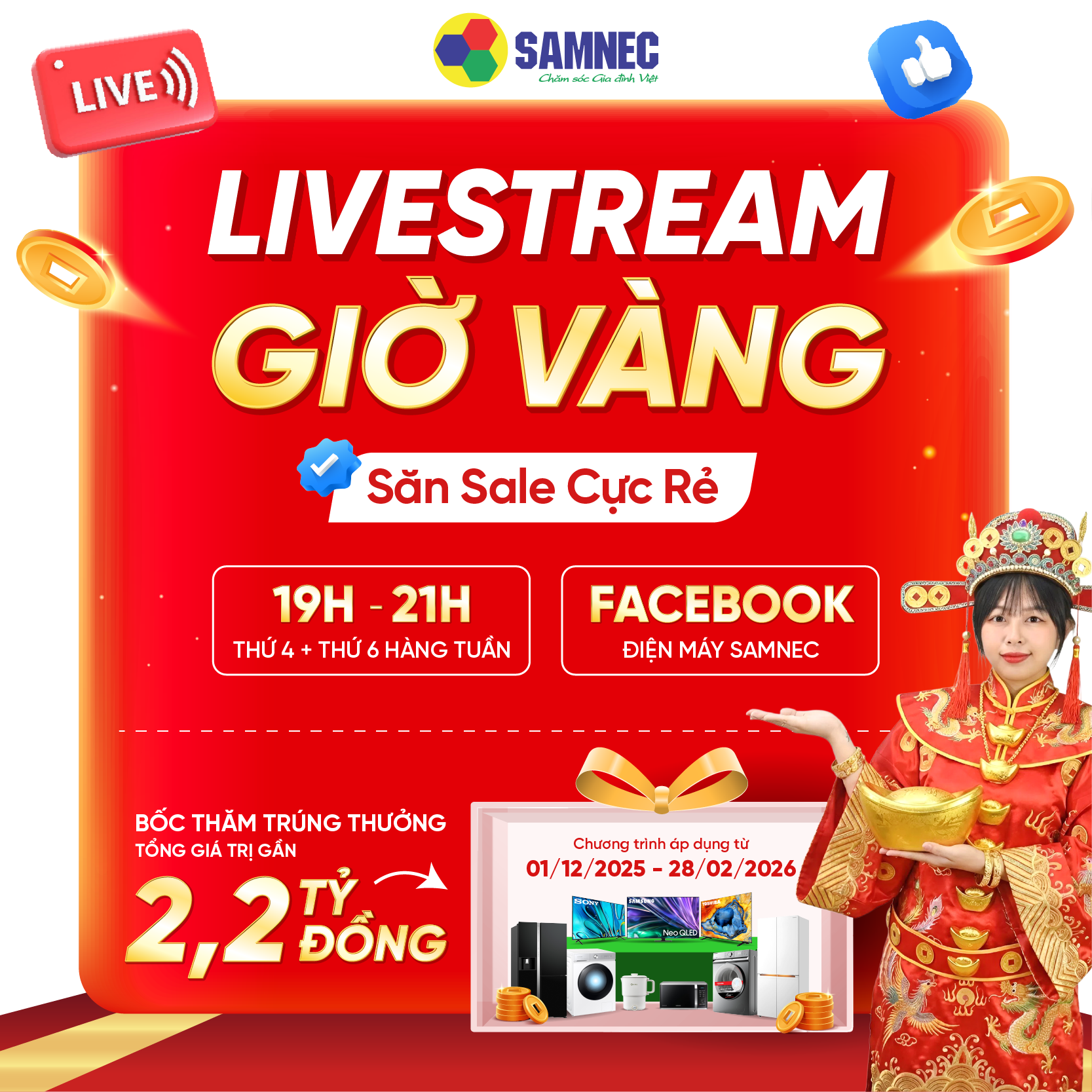 Samnec Giá sốc