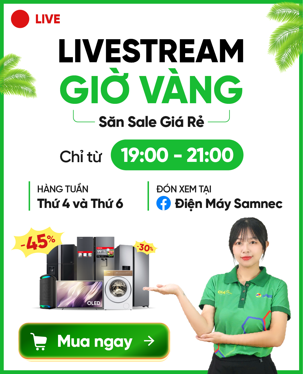 Samnec Giá sốc