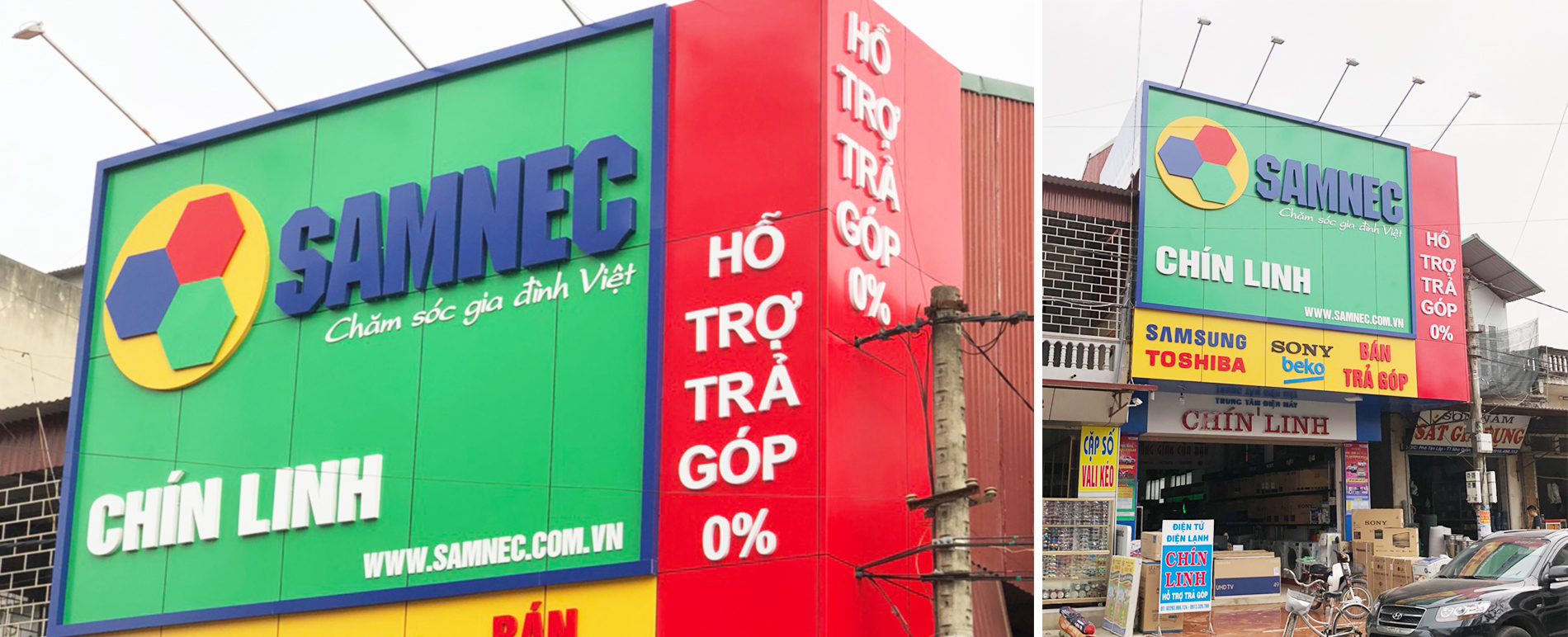 Đại lý Samnec hệ thống Chín Linh