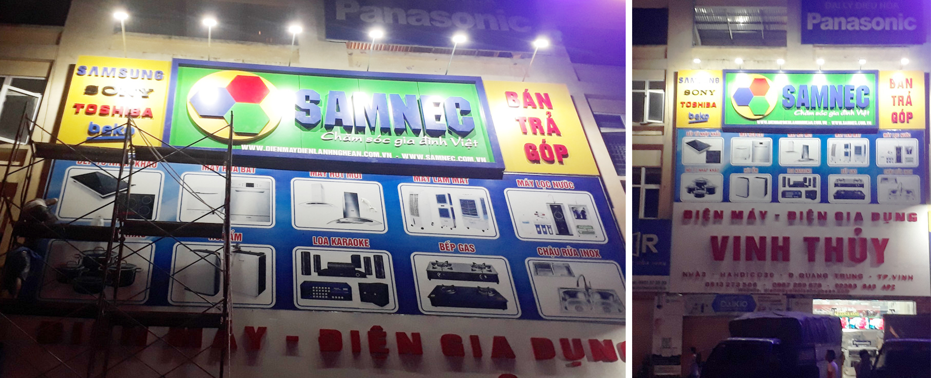 Đại lý Samnec hệ thống Vinh Thủy