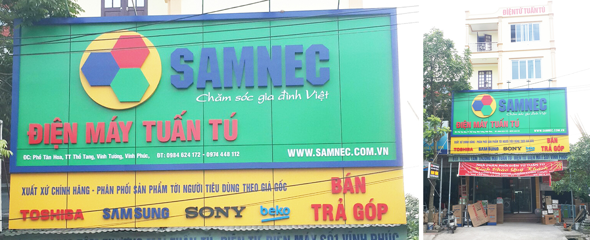 Đại lý Samnec hệ thống Tuấn Tú