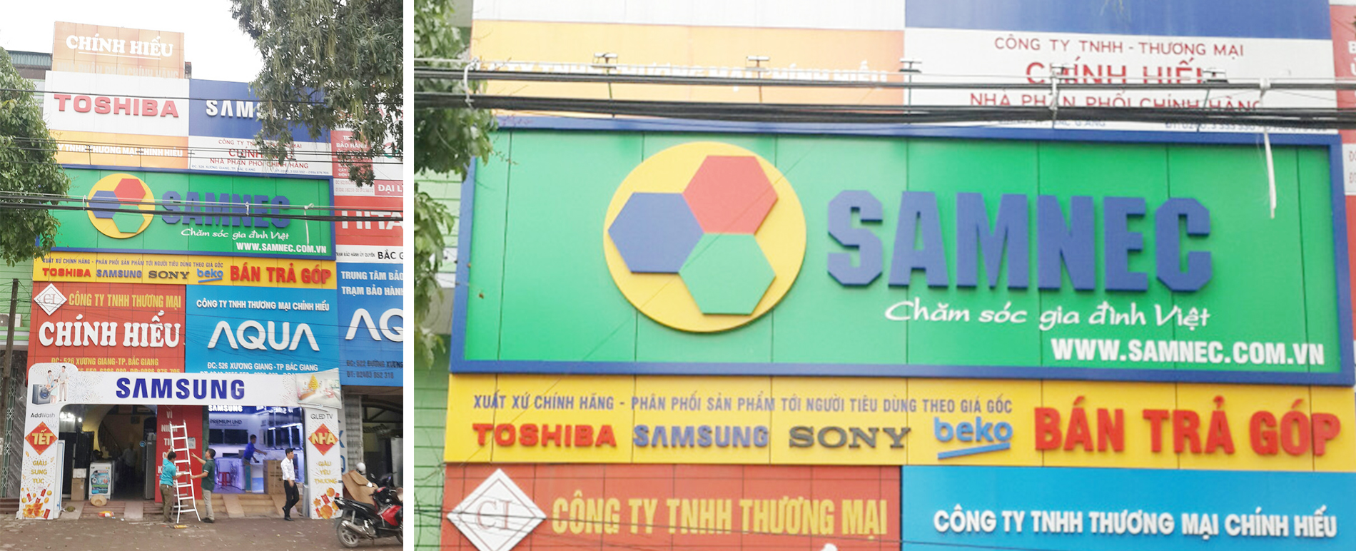 Đại lý Samnec hệ thống Chính Hiếu