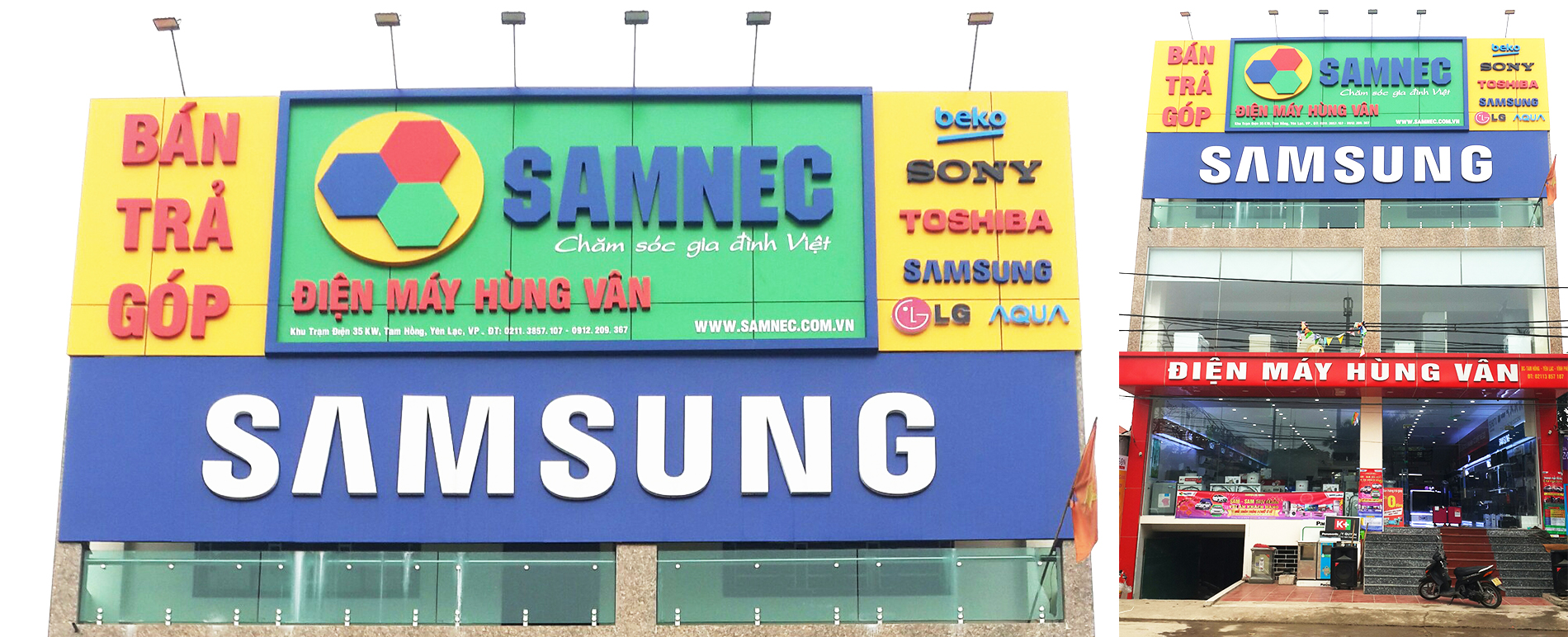 Đại lý Samnec hệ thống Hùng Vân