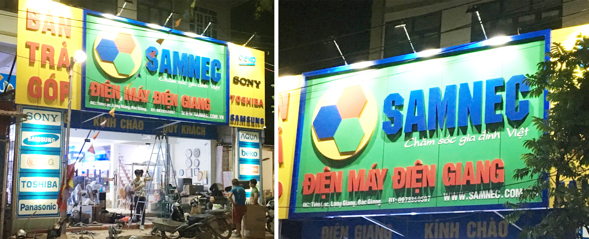 Đại lý Samnec hệ thống Điện Giang