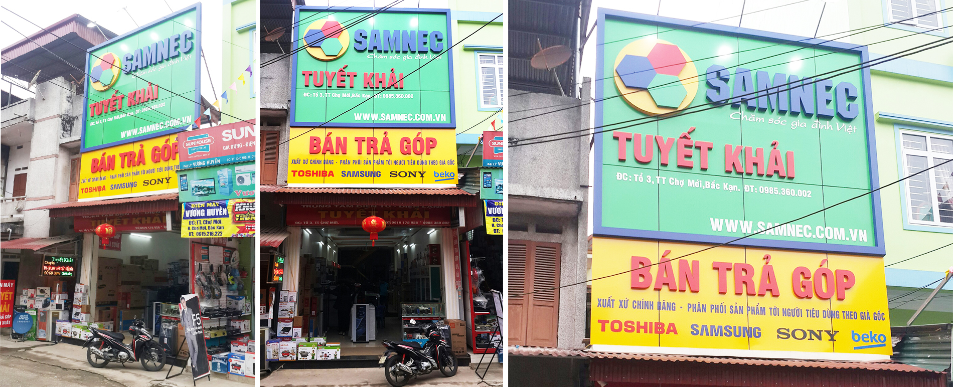 Đại lý Samnec hệ thống Tuyết Khải