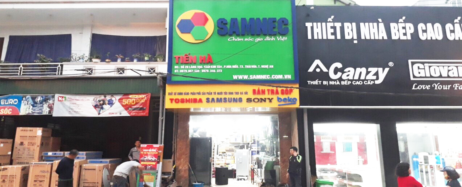 Đại lý Samnec hệ thống Tiến Hà