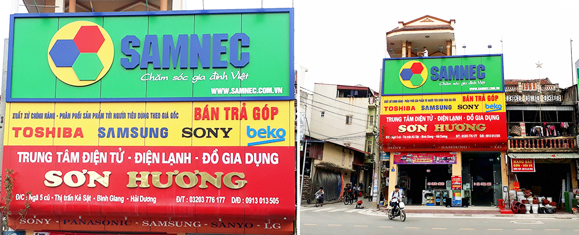 Đại lý Samnec hệ thống Sơn Hương