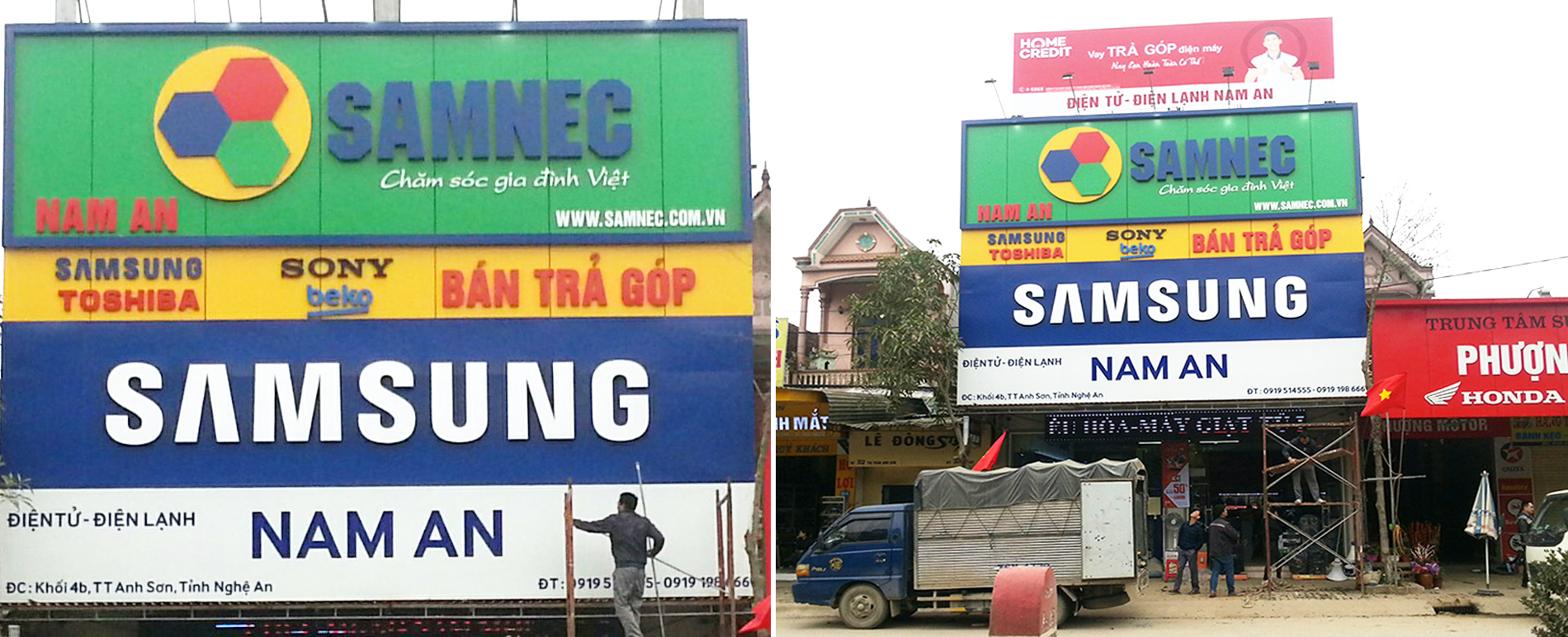 Đại lý Samnec hệ thống Nam An