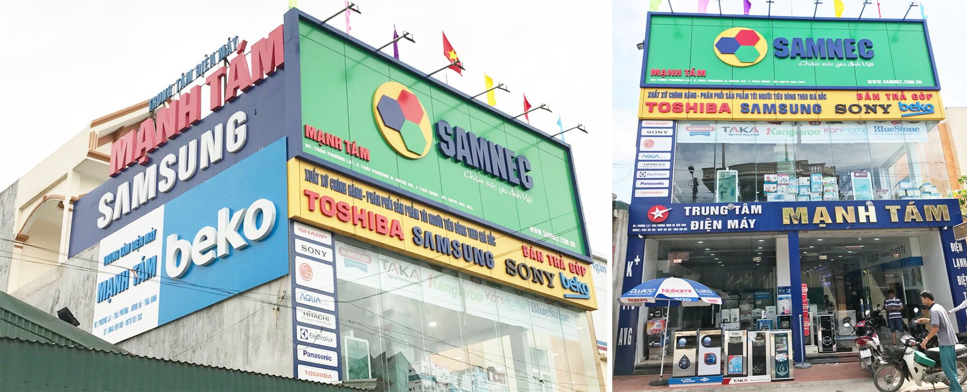 Đại lý Samnec hệ thống Mạnh Tám