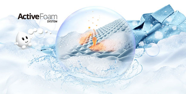 Ngăn cặn bột giặt bám vào quần áo