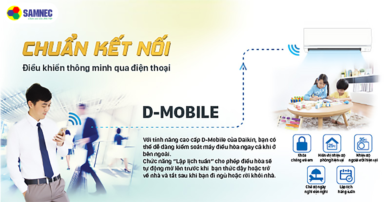Điều khiển thông minh qua điện thoại D-Mobile