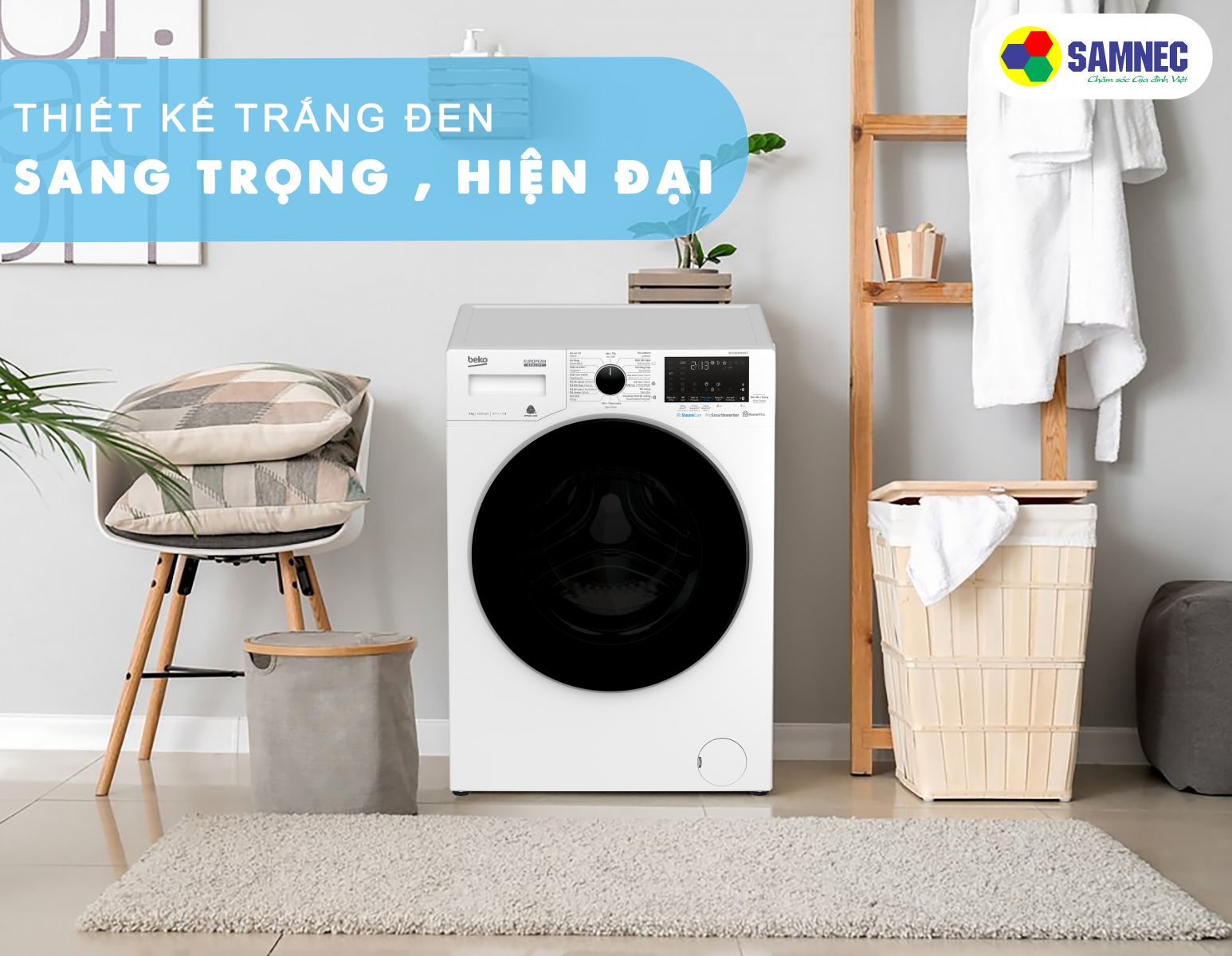 Máy giặt Beko 9kg