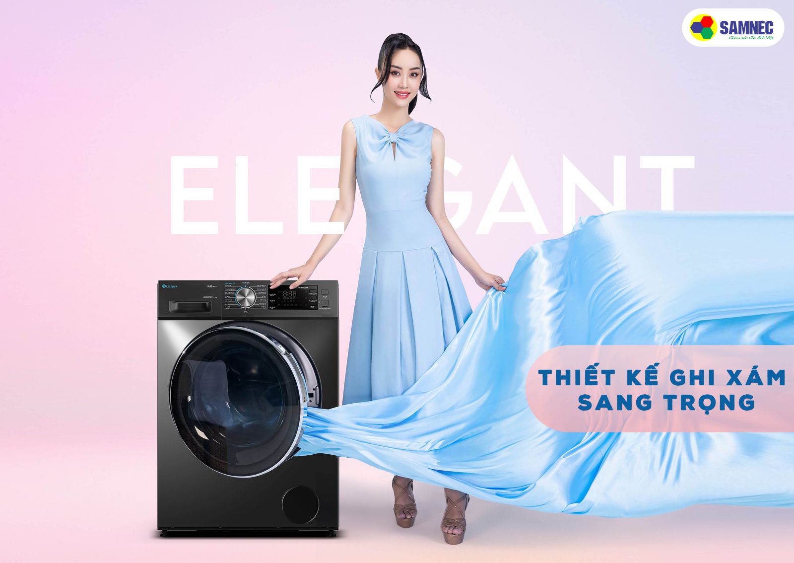 Thiết kế mang màu ghi xám, sang trọng