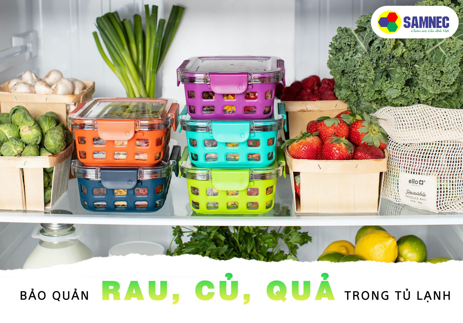 Bảo quản thực phẩm trong tủ lạnh