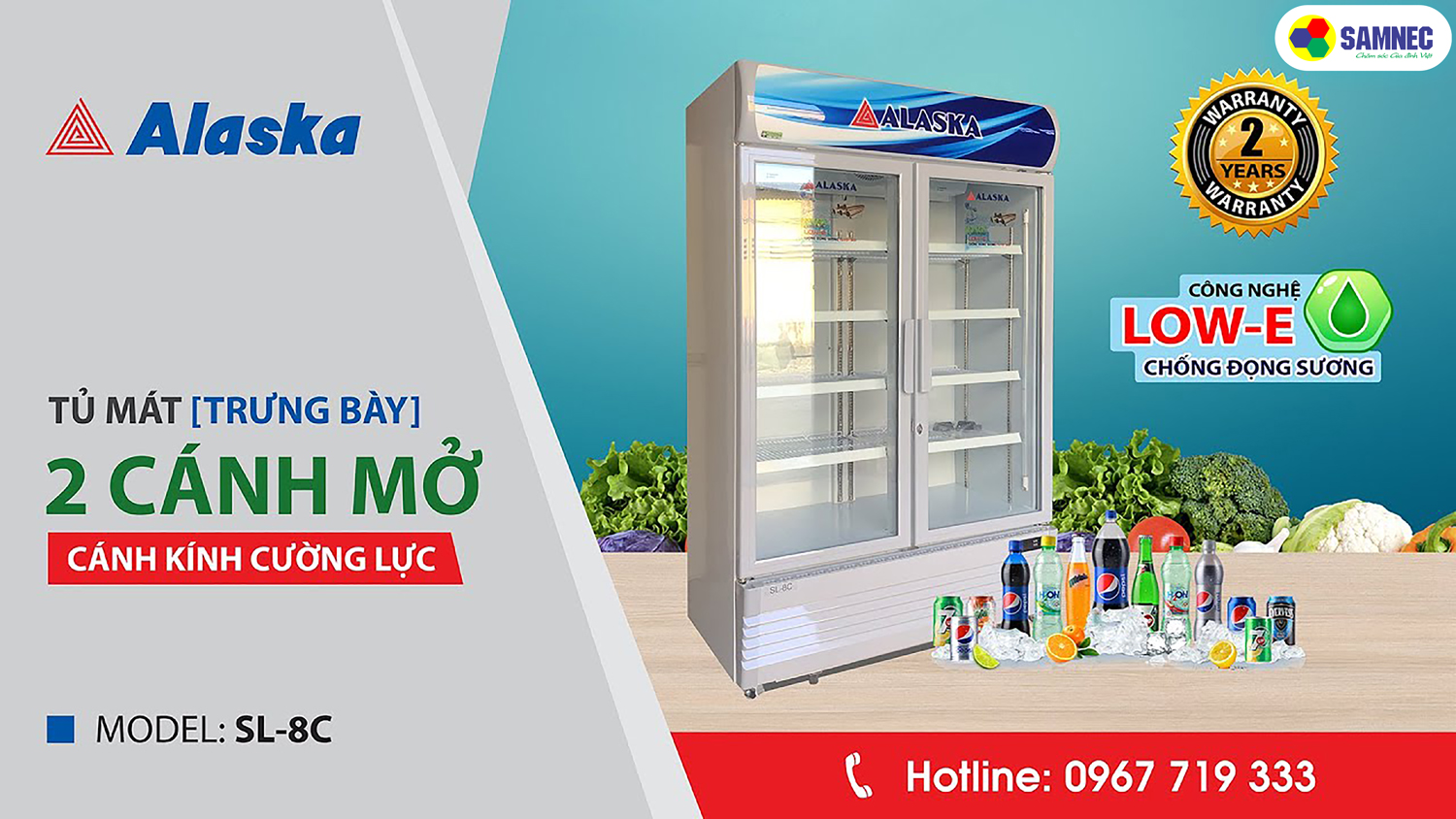 nhu cầu dùng tủ mát