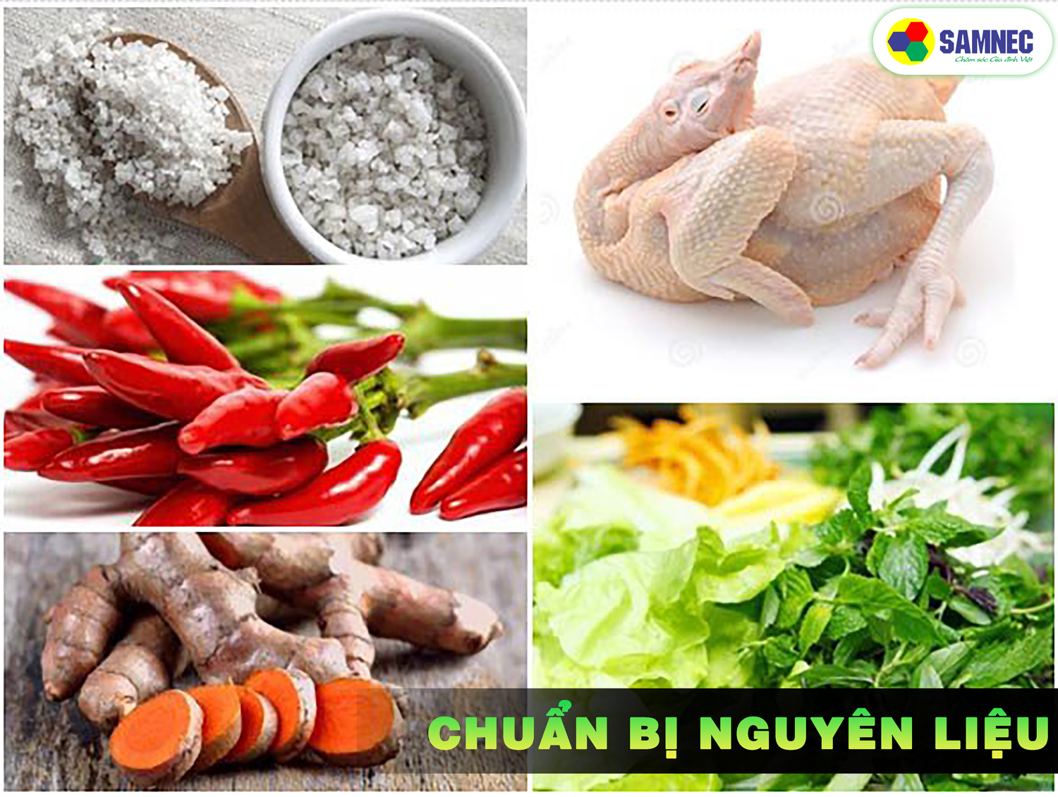 CHUẨN BỊ NGUYÊN LIỆU