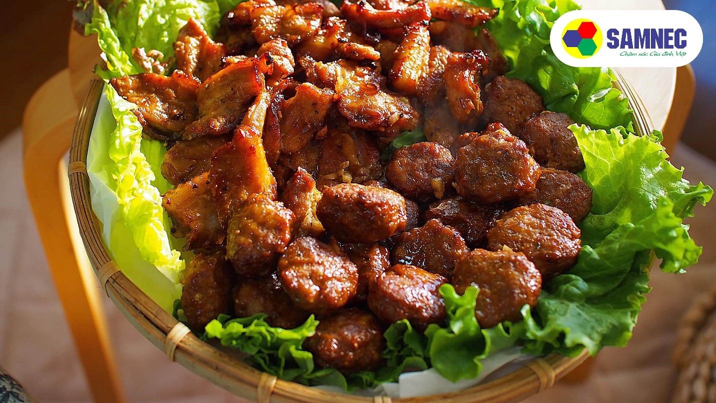 Thành quả thịt nướng tại nhà