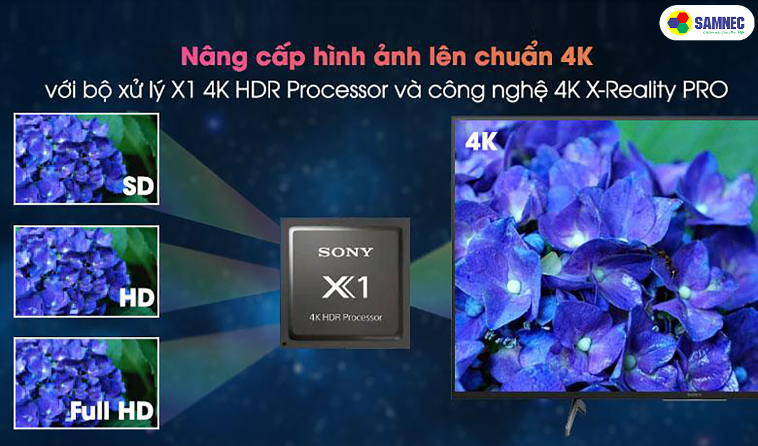 Bộ xử lý 4K HDR X1™