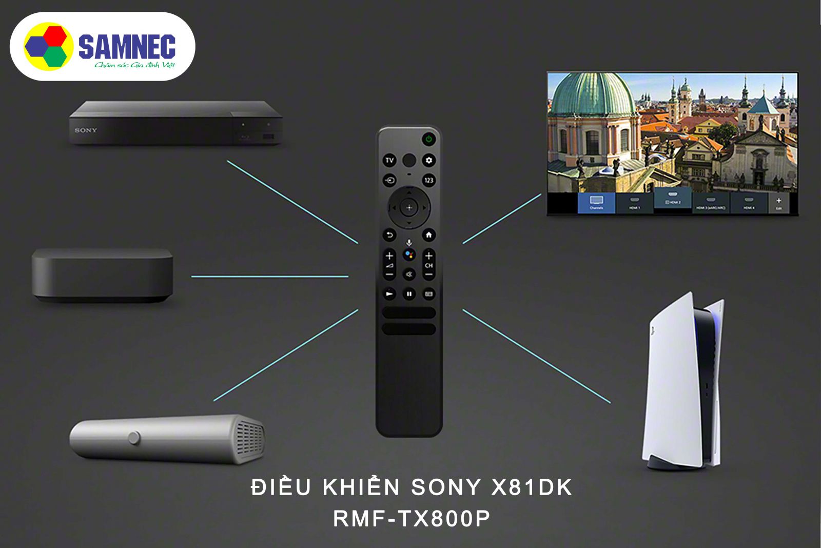 Điều khiển tivi X81DK