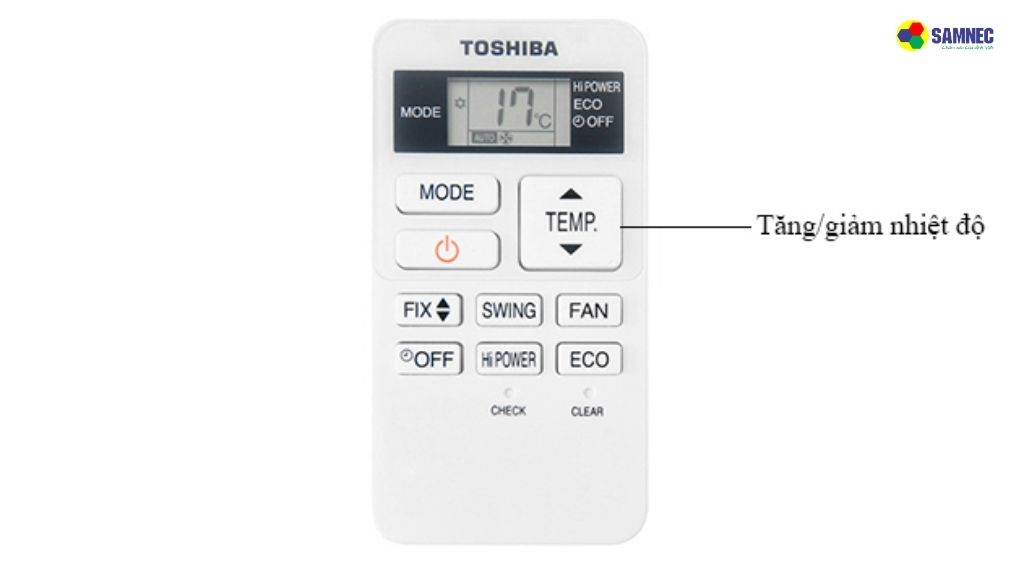 Điều chỉnh nhiệt độ 