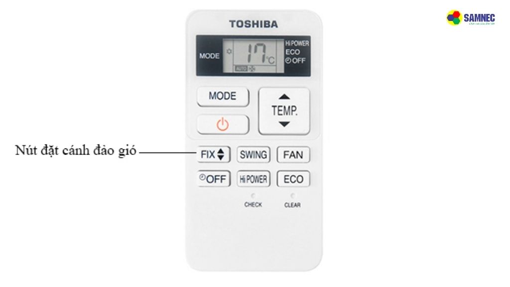 Điều chỉnh hướng gió 