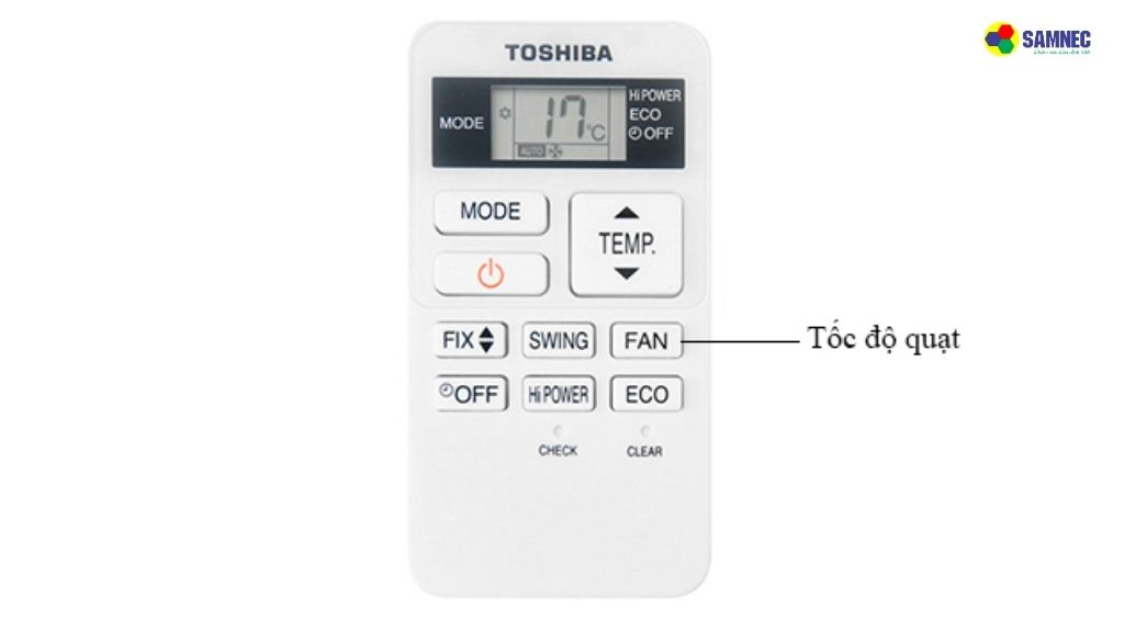Điều chỉnh tốc độ quạt