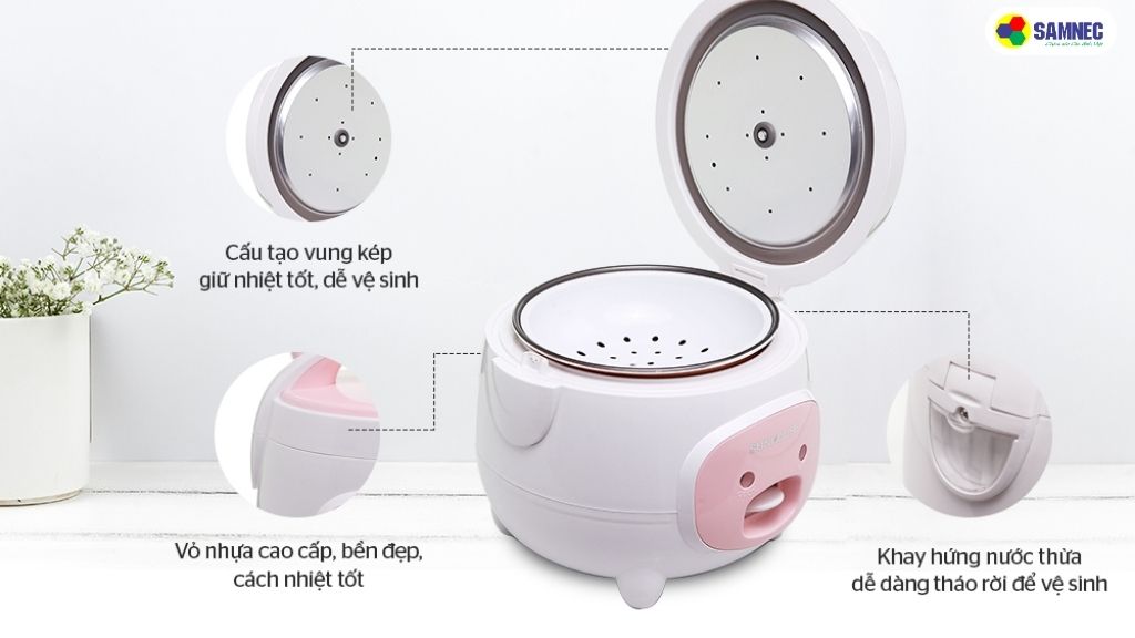 Cơ chế nấu của nồi cơm điện tử