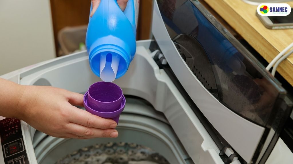 Lưu ý khi sử dụng nước xả vải máy giặt Panasonic